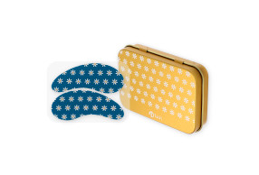 Custom Reusable Silicone Eyepatches in tin box - Private label supplier TAIKI