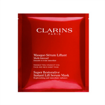 Clarins face sheet mask developped by private label supplier Taiki